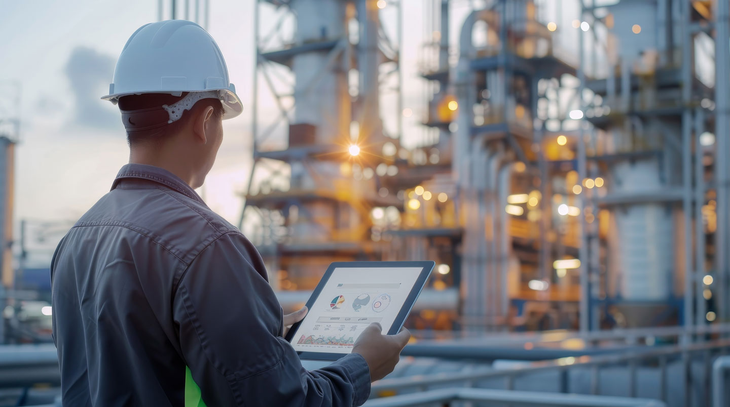 Dirigeant d'entreprise analysant un rapport de consommation énergétique sur une table de réunion avec graphiques imprimés
